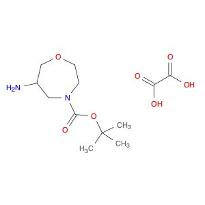 tert-Butyl 6-amino-1,4-oxazepane-4-carboxylate oxalate