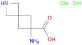 2-Azaspiro[3.3]heptane-6-carboxylic acid, 6-amino-, hydrochloride (1:2)