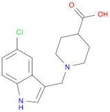 4-Piperidinecarboxylic acid, 1-[(5-chloro-1H-indol-3-yl)methyl]-