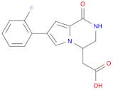 [7-(2-FLUOROPHENYL)-1-OXO-1,2,3,4-TETRAHYDROPYRROLO[1,2-A]PYRAZIN-4-YL]ACETIC