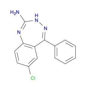 3H-1,3,4-Benzotriazepin-2-amine, 7-chloro-5-phenyl-