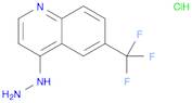 Quinoline, 4-hydrazinyl-6-(trifluoromethyl)-, hydrochloride (1:1)