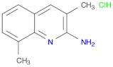 2-Quinolinamine, 3,8-dimethyl-, hydrochloride (1:1)