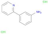 Benzenamine, 3-(2-pyridinyl)-, hydrochloride (1:2)