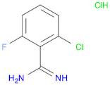 Benzenecarboximidamide, 2-chloro-6-fluoro-, hydrochloride (1:1)