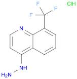 Quinoline, 4-hydrazinyl-8-(trifluoromethyl)-, hydrochloride (1:1)