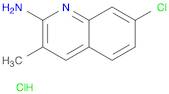 2-Quinolinamine, 7-chloro-3-methyl-, hydrochloride (1:1)