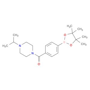 (4-Isopropyl-piperazin-1-yl)-[4-(4,4,5,5-tetramethyl-[1,3,2]dioxaborolan-2-yl)-phenyl]-methanone