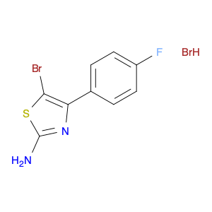 2-Thiazolamine, 5-bromo-4-(4-fluorophenyl)-, hydrobromide (1:1)