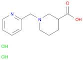 3-Piperidinecarboxylic acid, 1-(2-pyridinylmethyl)-, hydrochloride (1:2)