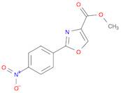 4-Oxazolecarboxylic acid, 2-(4-nitrophenyl)-, methyl ester