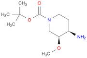 1-Piperidinecarboxylic acid, 4-amino-3-methoxy-, 1,1-dimethylethyl ester, (3S,4R)-