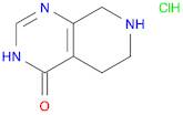 Pyrido[3,4-d]pyrimidin-4(3H)-one, 5,6,7,8-tetrahydro-, hydrochloride (1:1)