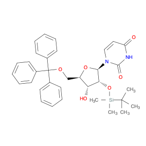 Uridine, 2'-O-[(1,1-dimethylethyl)dimethylsilyl]-5'-O-(triphenylmethyl)-