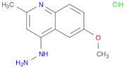 Quinoline, 4-hydrazinyl-6-methoxy-2-methyl-, hydrochloride (1:1)