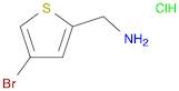 2-Thiophenemethanamine, 4-bromo-, hydrochloride (1:1)