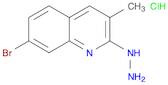 Quinoline, 7-bromo-2-hydrazinyl-3-methyl-, hydrochloride (1:1)