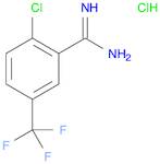 Benzenecarboximidamide, 2-chloro-5-(trifluoromethyl)-, hydrochloride (1:1)