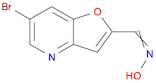 Furo[3,2-b]pyridine-2-carboxaldehyde, 6-bromo-, oxime