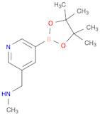 3-Pyridinemethanamine, N-methyl-5-(4,4,5,5-tetramethyl-1,3,2-dioxaborolan-2-yl)-