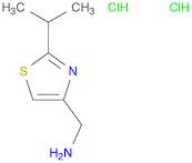 4-Thiazolemethanamine, 2-(1-methylethyl)-, hydrochloride (1:2)