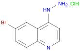 Quinoline, 6-bromo-4-hydrazinyl-, hydrochloride (1:1)