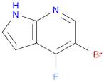 1H-Pyrrolo[2,3-b]pyridine, 5-bromo-4-fluoro-