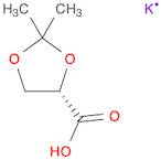 1,3-Dioxolane-4-carboxylic acid, 2,2-dimethyl-, potassium salt (1:1), (4S)-