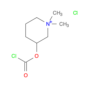 Piperidinium, 3-[(chlorocarbonyl)oxy]-1,1-dimethyl-, chloride (1:1)