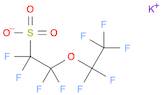 Ethanesulfonic acid, 1,1,2,2-tetrafluoro-2-(1,1,2,2,2-pentafluoroethoxy)-, potassium salt (1:1)