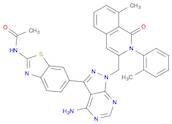 ACETAMIDE, N-[6-[4-AMINO-1-[[1,2-DIHYDRO-8-METHYL-2-(2-METHYLPHENYL)-1-OXO-3-ISOQUINOLINYL]METHY...