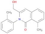 1(2H)-Isoquinolinone, 3-(hydroxymethyl)-8-methyl-2-(2-methylphenyl)-