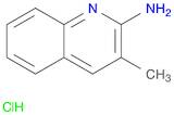 2-Quinolinamine, 3-methyl-, hydrochloride (1:1)