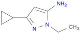 1H-Pyrazol-5-amine, 3-cyclopropyl-1-ethyl-