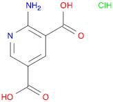 3,5-Pyridinedicarboxylic acid, 2-amino-, hydrochloride (1:1)