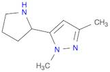 1H-Pyrazole, 1,3-dimethyl-5-(2-pyrrolidinyl)-