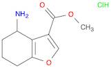 3-Benzofurancarboxylic acid, 4-amino-4,5,6,7-tetrahydro-, methyl ester, hydrochloride (1:1)