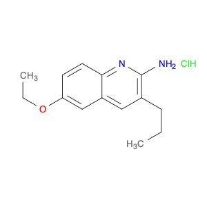 2-Quinolinamine, 6-ethoxy-3-propyl-, hydrochloride (1:1)