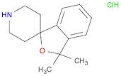 Spiro[isobenzofuran-1(3H),4'-piperidine], 3,3-dimethyl-, hydrochloride (1:1)