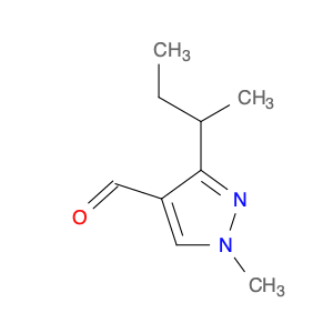 1H-Pyrazole-4-carboxaldehyde, 1-methyl-3-(1-methylpropyl)-