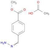 Benzoic acid, 4-(aminoiminomethyl)-, methyl ester, acetate (1:1)