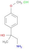 Benzenemethanol, α-(aminomethyl)-4-methoxy-α-methyl-, hydrochloride (1:1)