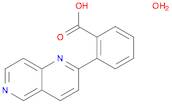 Benzoic acid, 2-(1,6-naphthyridin-2-yl)-, hydrate (1:1)