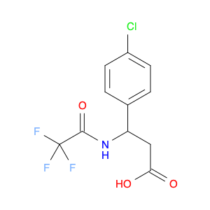 Benzenepropanoic acid, 4-chloro-β-[(2,2,2-trifluoroacetyl)amino]-