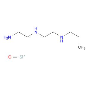 1,2-Ethanediamine, N1-(2-aminoethyl)-N2-propyl-, compd. with silicon monoxide (1:1)