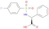 Benzeneacetic acid, α-[[(4-fluorophenyl)sulfonyl]amino]-, (S)- (9CI)