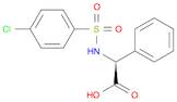 Benzeneacetic acid, α-[[(4-chlorophenyl)sulfonyl]amino]-, (αS)-