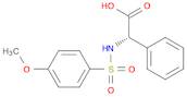 Benzeneacetic acid, α-[[(4-methoxyphenyl)sulfonyl]amino]-, (S)- (9CI)