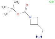 1-Azetidinecarboxylic acid, 3-(aminomethyl)-, 1,1-dimethylethyl ester, hydrochloride (1:1)