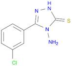 3H-1,2,4-Triazole-3-thione, 4-amino-5-(3-chlorophenyl)-2,4-dihydro-